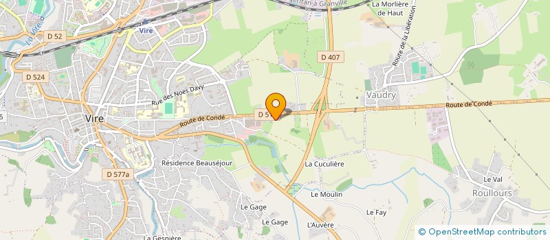 localisation de l'entreprise L'ELVODY à ST GERMAIN TALLEVENDE LANDE VAUM