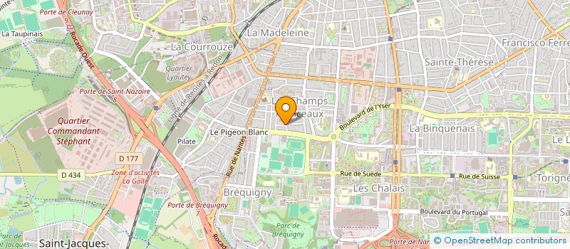 localisation de l'entreprise L'EMAILLERIE  RENNES