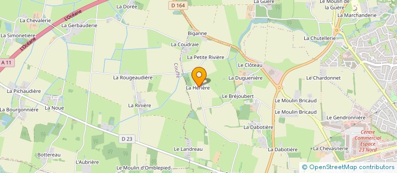 localisation de l'entreprise L EMBALLAGE MODERNE  ANCENIS-SAINT-GEREON