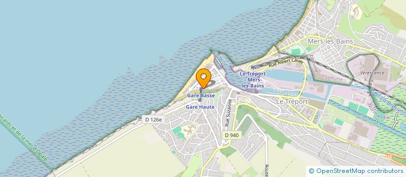 localisation de l'entreprise L'EMBARCADERE  LE TREPORT