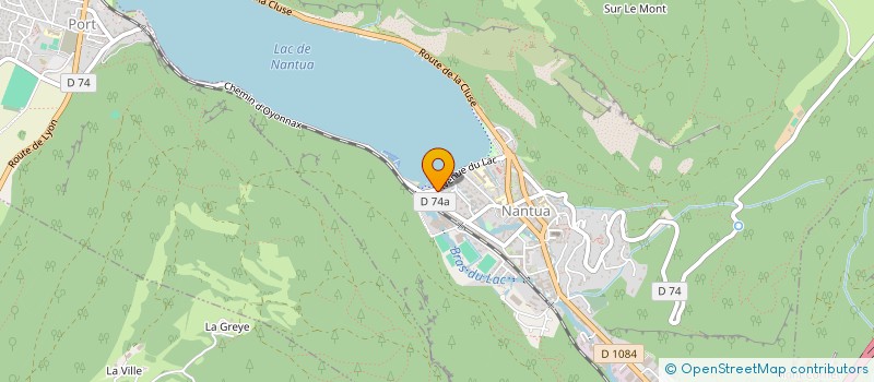 localisation de l'entreprise L'EMBARCADERE  NANTUA