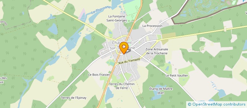 localisation de l'entreprise L EMBELLIE  CHAUMONT-SUR-THARONNE