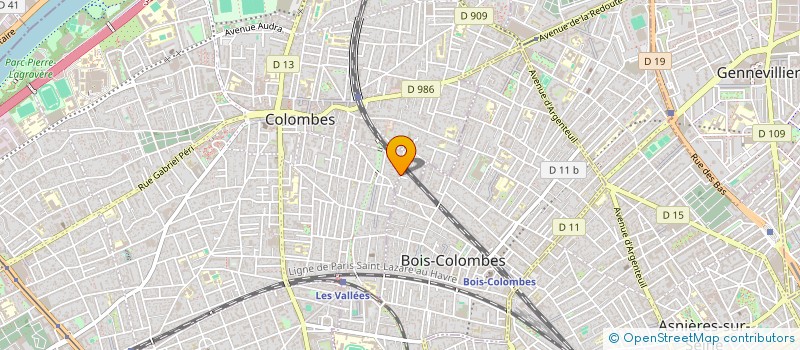 localisation de l'entreprise L EMBELLIE à COLOMBES