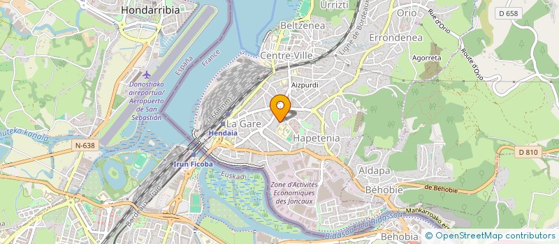 localisation de l'entreprise L EMBELLIE  HENDAYE