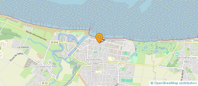 localisation de l'entreprise L'EMBELLIE à COURSEULLES-SUR-MER
