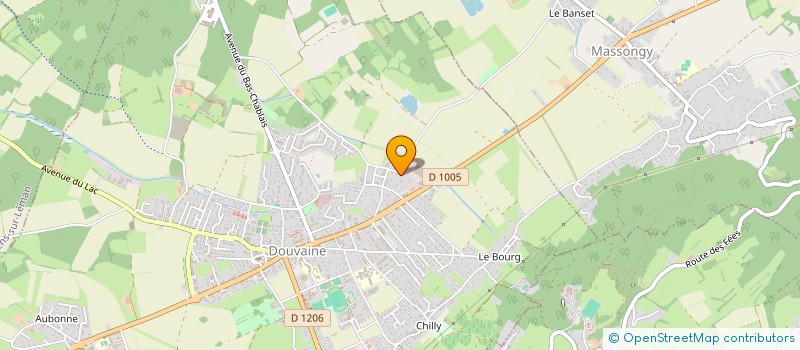 localisation de l'entreprise L'EMBELLIE  DOUVAINE