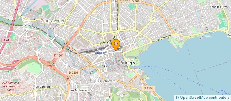 localisation de l'entreprise L'EMBELLIE à ANNECY