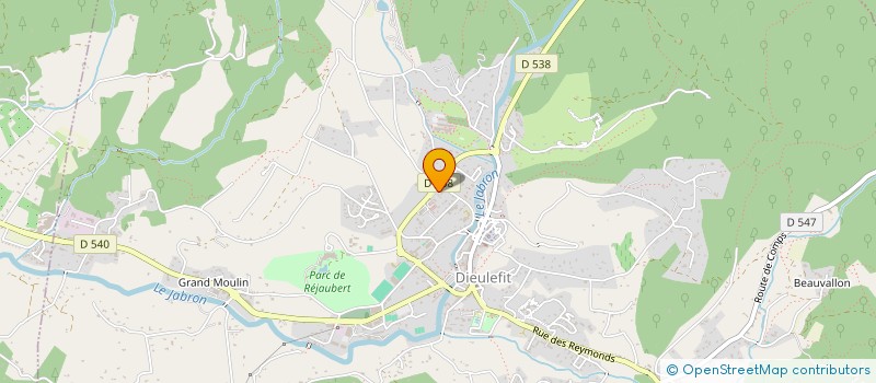 localisation de l'entreprise L'EMBELLIE  DIEULEFIT