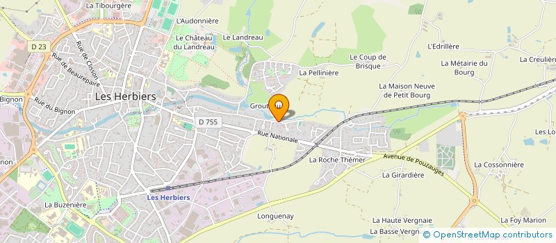 localisation de l'entreprise L'EMBELLIE à LES HERBIERS