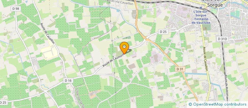 localisation de l'entreprise L'EMBELLIE MARINE  L'ISLE-SUR-LA-SORGUE