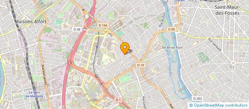 localisation de l'entreprise L'EMBELLIE TURQUOISE à CRETEIL