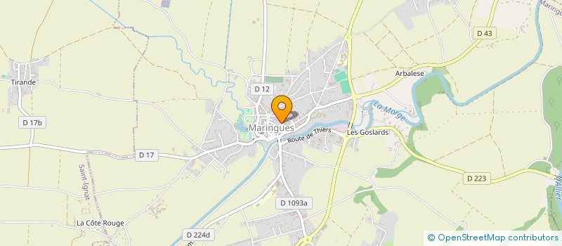 localisation de l'entreprise L EMBELLISSEUR à MARINGUES