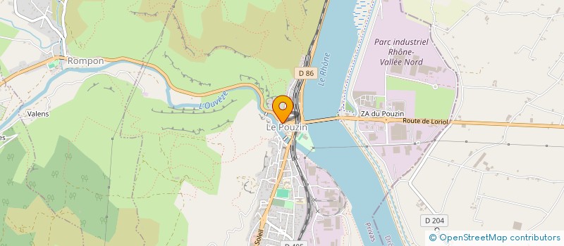 localisation de l'entreprise L'EMBISCADE  LE POUZIN