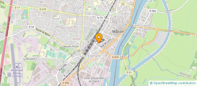 localisation de l'entreprise L'EMBOBINE à MACON