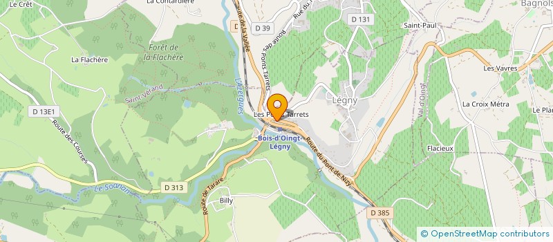 localisation de l'entreprise L'EMBOUTEILLAGE  LEGNY