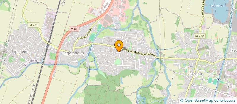 localisation de l'entreprise L'EMBUSADE  FEGERSHEIM