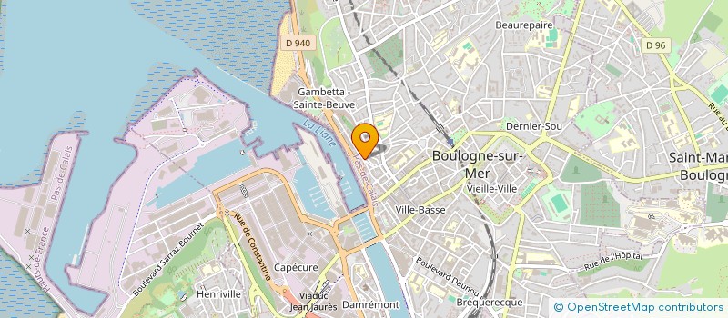 localisation de l'entreprise L'EMBUSCADE à BOULOGNE-SUR-MER