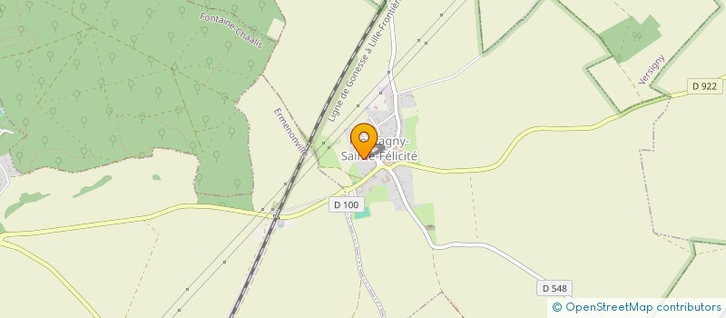 localisation de l'entreprise L'EMBUSCADE  MONTAGNY-SAINTE-FELICITE