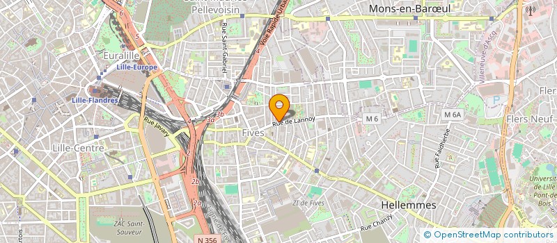 localisation de l'entreprise L'EMBUSCADE BAR BRASSERIE  LILLE