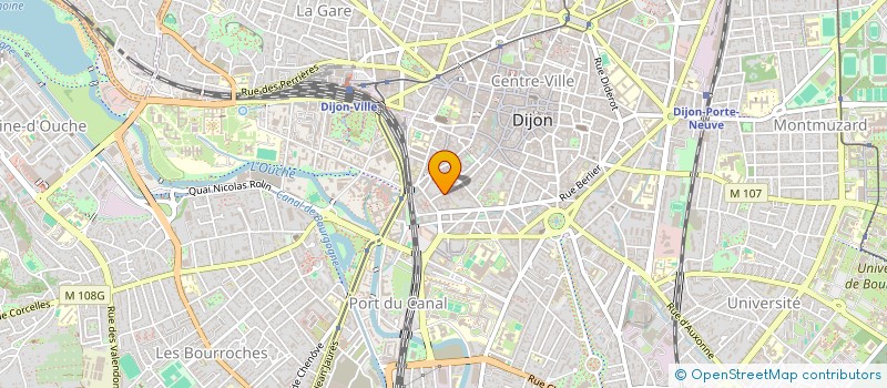 localisation de l'entreprise L'EMERAUDE à DIJON