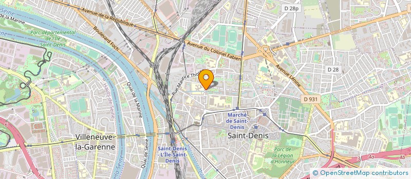 localisation de l'entreprise L'EMERAUDE à SAINT-DENIS