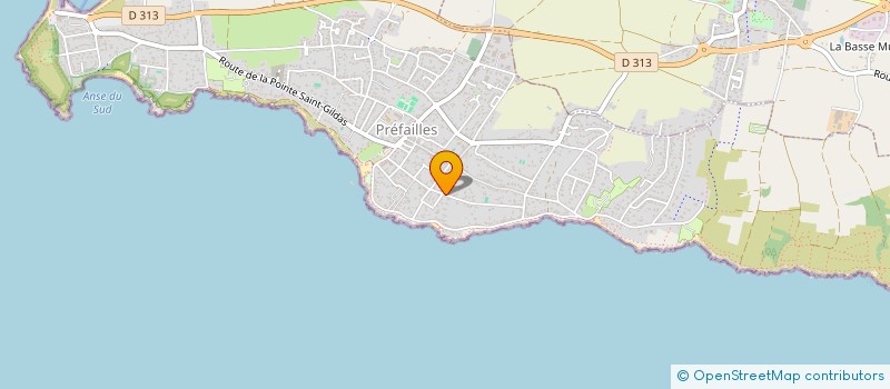 localisation de l'entreprise L'EMERAUDE  PREFAILLES