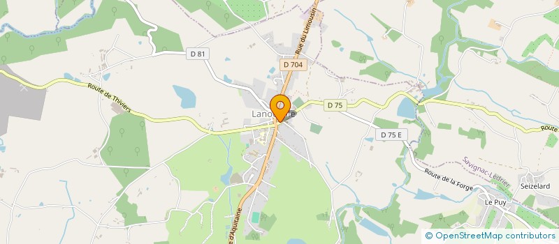 localisation de l'entreprise L'EMERAUDE DU PERIGORD  LANOUAILLE