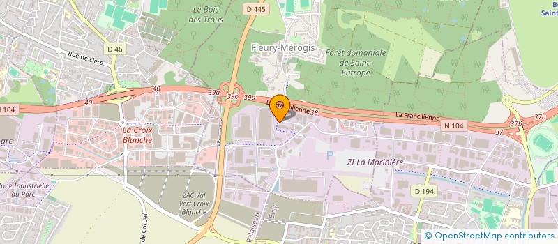 localisation de l'entreprise L'EMERAUDE EVENEMENT à FLEURY-MEROGIS