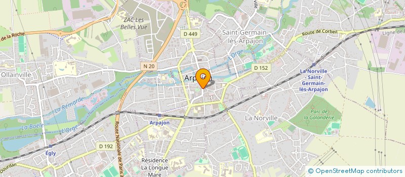 localisation de l'entreprise L'EMERAUDE NORMANDE à ARPAJON