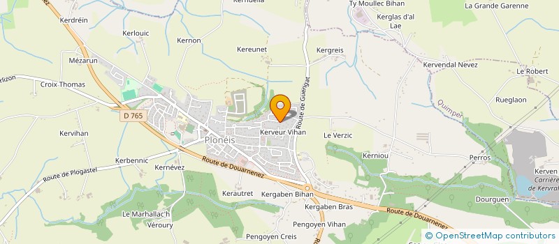 localisation de l'entreprise L'EMERSON  PLONEIS