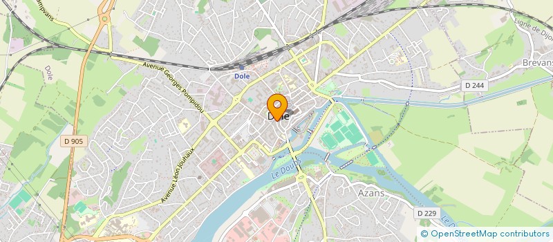 localisation de l'entreprise L'EMILE BROCHETTES DOLE à DOLE