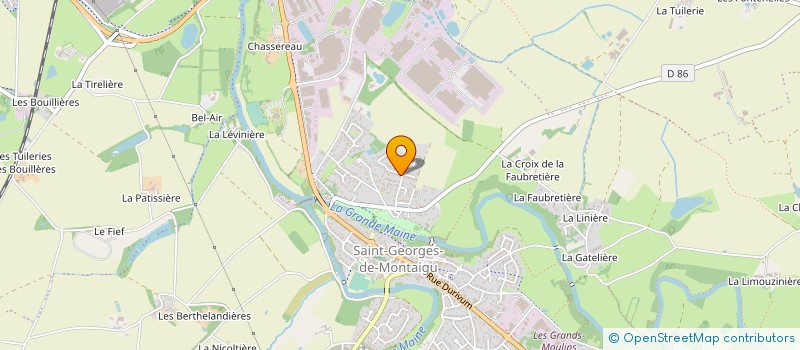 localisation de l'entreprise L'EMILE LAC à MONTAIGU-VENDEE