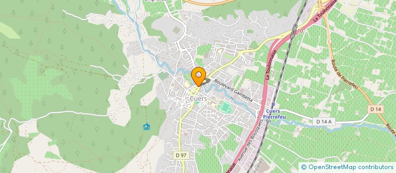 localisation de l'entreprise L'EMILENA  CUERS