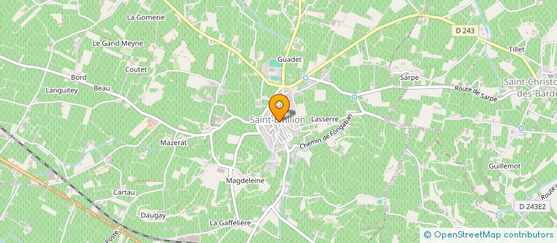 localisation de l'entreprise L'EMILION à SAINT-EMILION