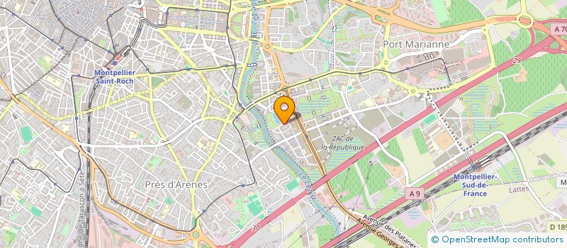 localisation de l'entreprise L'EMIRATES à MONTPELLIER