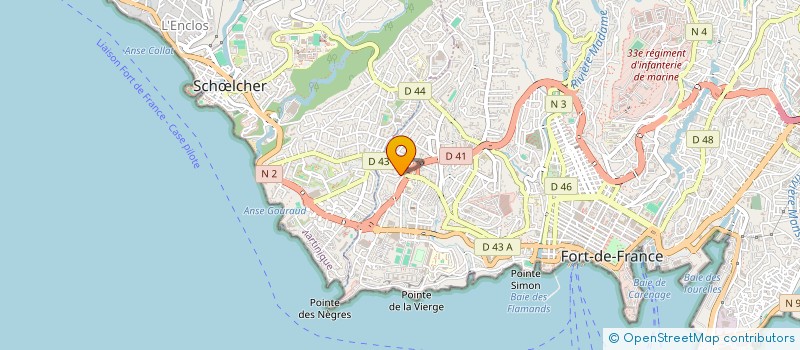 localisation de l'entreprise L'EMPEREUR ASSOCIATION  FORT DE FRANCE