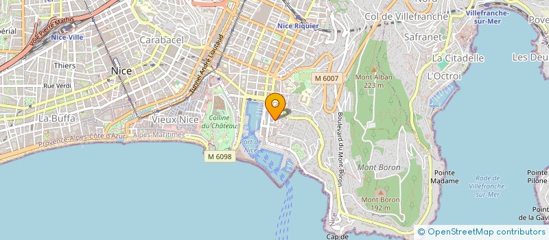 localisation de l'entreprise L'EMPHYTEOSE à NICE