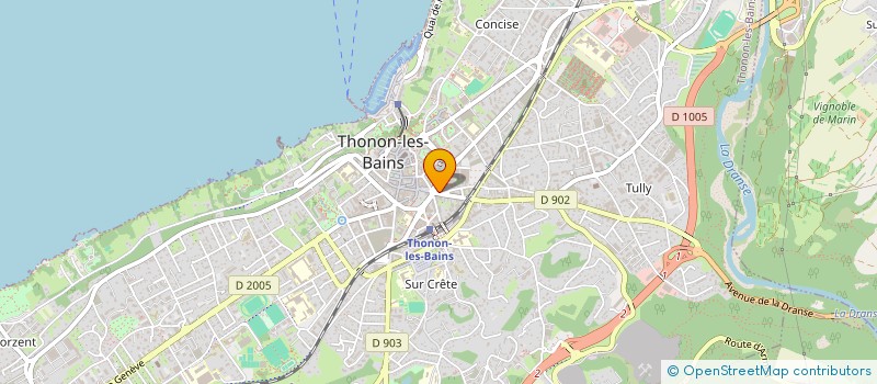 localisation de l'entreprise L'EMPIERREUR à THONON-LES-BAINS