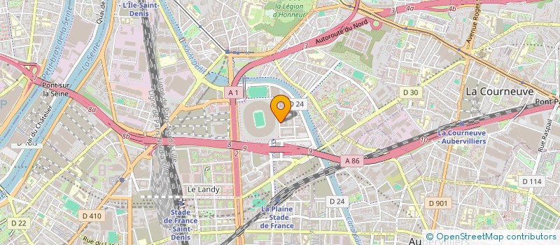 localisation de l'entreprise L ' EMPIRE à SAINT-DENIS