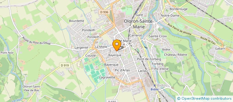 localisation de l'entreprise L'EMPIRE  OLORON-SAINTE-MARIE