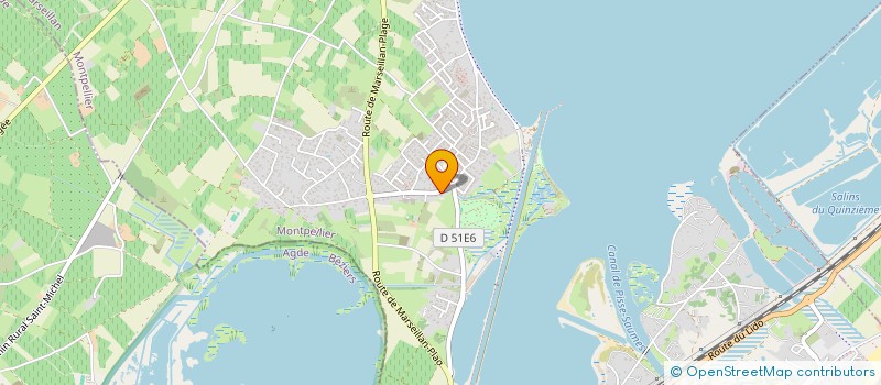 localisation de l'entreprise L'EMPIRE à MARSEILLAN