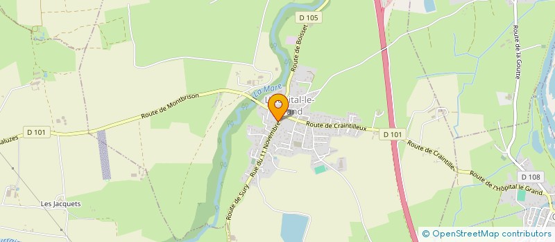 localisation de l'entreprise L'EMPIRE  L'HOPITAL-LE-GRAND