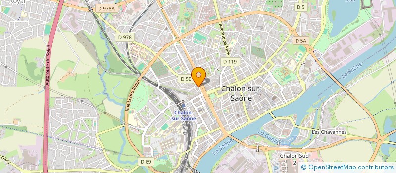 localisation de l'entreprise L'EMPIRE BARBER  CHALON-SUR-SAONE