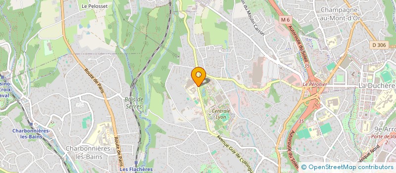 localisation de l'entreprise L'EMPIRE BDE  ECULLY