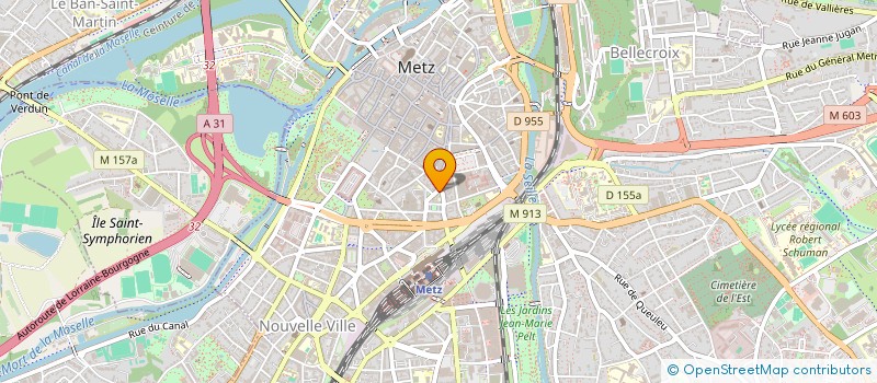 localisation de l'entreprise L'EMPIRE DE CHINE  METZ