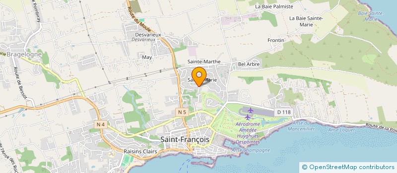 localisation de l'entreprise L'EMPIRE DE LA BEAUTE à SAINT-FRANCOIS