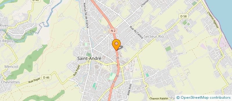 localisation de l'entreprise L'EMPIRE DU TAPAS à SAINT-ANDRE