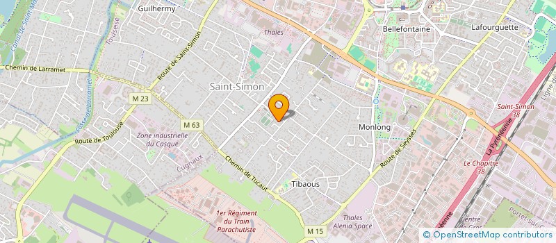 localisation de l'entreprise L 'EMPLACEMENT  TOULOUSE