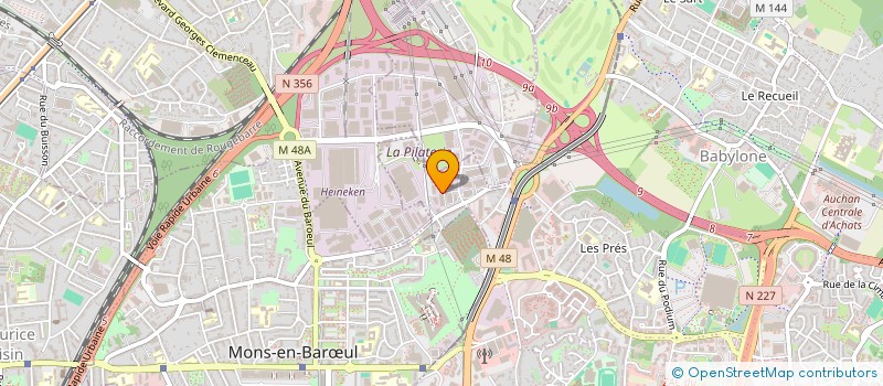 localisation de l'entreprise L'EMPOCHE ACADEMIE DE BILLARD  VILLENEUVE-D'ASCQ