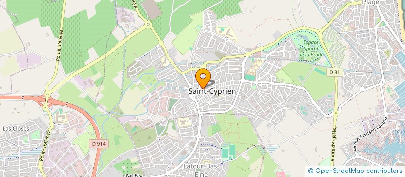 localisation de l'entreprise L'EMPREINTE à SAINT-CYPRIEN